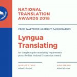 Best Translate Services of the Year Award