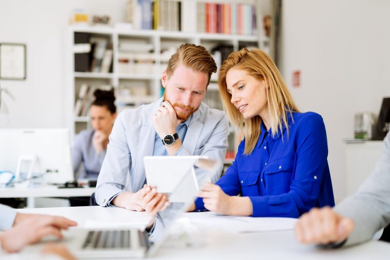 Business people in office